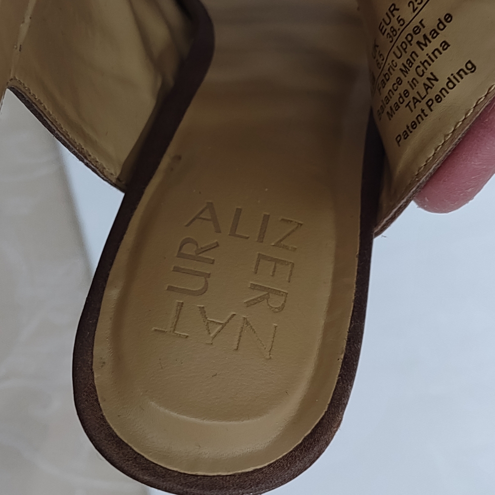 Brown Women's Heeled Sandals - Picture 6 of 10